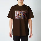 セラピストヤマモトの釈尊涅槃図グッズ スタンダードTシャツ