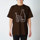 🐩の焼酎水割りで。 スタンダードTシャツ