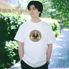 soul_mateのSweet Soul Lovers★クラシックマイク（ピンクベージュ×チョコブラウン） Regular Fit T-Shirt