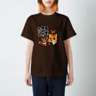 botsu【デフォルメ動物イラスト屋】の虎の威を借れない狐 スタンダードTシャツ