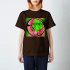 egg Artworks & the cocaine's pixのGreen Child in Circle スタンダードTシャツ