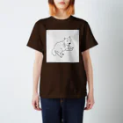 mnuのこっちをみている柴犬 Regular Fit T-Shirt