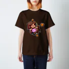 遊神ゆうきのブラウンのいてさん（射手座） Regular Fit T-Shirt