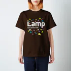 LampPlusBoulderingGYMのLampちゃん白ロゴ スタンダードTシャツ