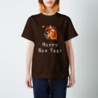 いきもの大好き！ほほえみフレンズの丑年 Happy New year！  Regular Fit T-Shirt