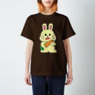 guiguihoriの食いしん坊ウサギ スタンダードTシャツ