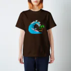 Dog On Boardのoliver スタンダードTシャツ