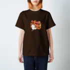 FWAFWA house+のネコぱんとチョコ乗せオペラケーキ Regular Fit T-Shirt