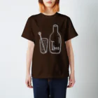 🐩の焼酎水割りで。 スタンダードTシャツ