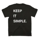 two_moonのkeep it simple 4 スタンダードTシャツの裏面