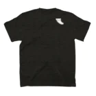 なかむらりか商店のトラック猫　白文字 Regular Fit T-Shirtの裏面