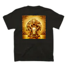 【金龍】Kinryuの【金運爆上げ】金龍守護神グッズ_001 スタンダードTシャツの裏面