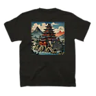 Kaz_Alter777の日本最初の魔王城 Regular Fit T-Shirtの裏面