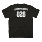 銭湯が好きだ！の026T LIFE WITH SENTO  スタンダードTシャツの裏面