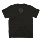 チンチラのひげ丸のチンチラチラーズ　ロゴ（薄灰色ver） Regular Fit T-Shirtの裏面