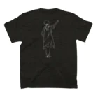 しろながすとさくらのピース(片面) Regular Fit T-Shirtの裏面