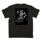 jam-butterのraku-gaki Regular Fit T-Shirtの裏面