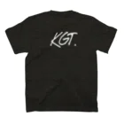 \ KGT. SHOP /の傀儡(くぐつ)ロゴ Regular Fit T-Shirtの裏面