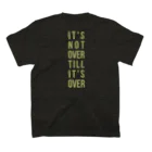 STRIKE｜野球用語Tシャツの野球は9回2アウトから　※背面プリント スタンダードTシャツの裏面