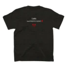 erumaのLumo ひとりにしないよ スタンダードTシャツの裏面