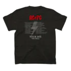 Tricopanda ApparelのAG/PG TOUR2021 スタンダードTシャツの裏面