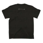 aya1のポメラニアンにこ〈白線･円〉 Regular Fit T-Shirtの裏面