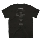 Studio evening.のEVENING　ジャズベース　シャツ スタンダードTシャツの裏面