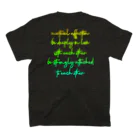 HRAWWのHRAWW　raibow スタンダードTシャツの裏面