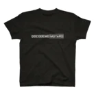 ドコデモモタード*DOCOMOTAのDOCODEMO MOTARD THE SIMPLE TYPO ホワイトレター スタンダードTシャツ