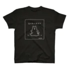 KUMA.の黒ごきげん犬 Regular Fit T-Shirt