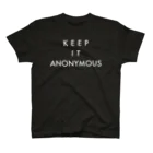 semioticaのkeep it anonymous. #001 スタンダードTシャツ