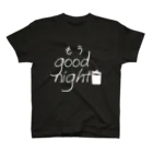 8garage SUZURI SHOPのもうGoodNight（白） Regular Fit T-Shirt