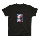 Rapitesu_AI_officialの「花の中の美 - レースの少女」 Regular Fit T-Shirt