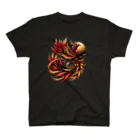 Team BlackPadsの炎舞鳳凰 - Blaze Phoenix Tee" Regular Fit T-Shirt