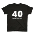 40RCの40RC公式Tシャツ（白文字） 티셔츠