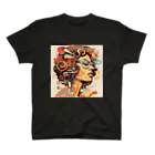 Grazing Wombatのfunky Lady 60's style Regular Fit T-Shirt