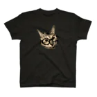 NekoMugiChaのめがね猫 Regular Fit T-Shirt