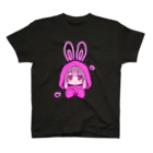 びーきゅーはうすのネオンうさぎ スタンダードTシャツ