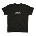 PEOPLE IN THE CITY のPEOPLE IN THE CITY ホワイトプリントA スタンダードTシャツ