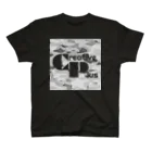 Creative PlusのカモフラージュCP-Logo2（白黒） Regular Fit T-Shirt