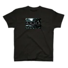 A.R.M.S.のDRUM TEE ブラック スタンダードTシャツ