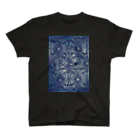 A pinch of saltの禁帯出(INDIGO) Regular Fit T-Shirt