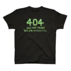 シェリーズワールドのSelf Not Found 404 エラー // 自分が見つかりませんでした。　 Regular Fit T-Shirt