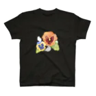 いんこちゃんの里のパンジーとインコ Regular Fit T-Shirt