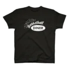 Basketball DinerのBasketball Diner ロゴ白 Regular Fit T-Shirt