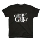 Pills the Candy GirlのPillsロゴTシャツ(黒) Regular Fit T-Shirt