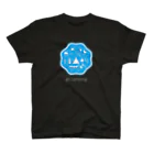 go campingのキャンプサイト（Blue） スタンダードTシャツ