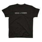 YUMEMIのGROW with YUMEMI（白ロゴ） Regular Fit T-Shirt