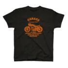 キッズモード某の武骨なバイクデザイン orange スタンダードTシャツ