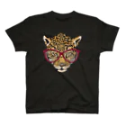 LaminaのLeopard×メガネ スタンダードTシャツ